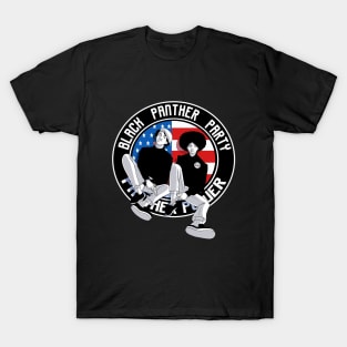 Black Panther Party BPP 1966 Afro Power Patriotic T-Shirt